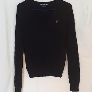 Ralph Lauren Sport Cotton Cable Sweater.  Size Medium.